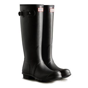 Hunter Women's Original Tall Rain Boots (GUC) – Matte Black, Size 8